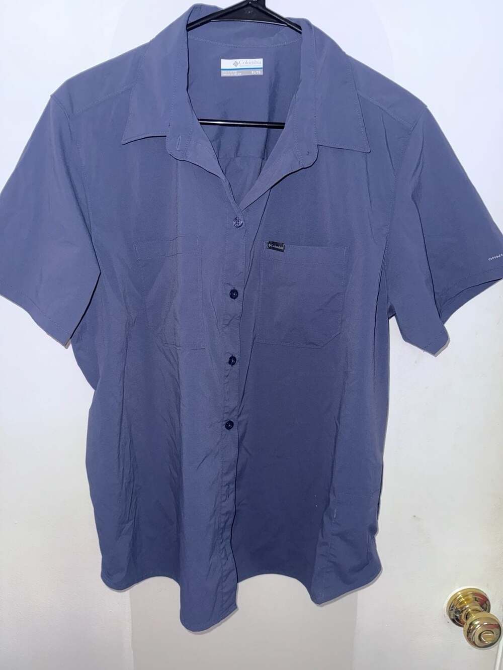 Columbia Sportswear Omni-Shield Men's Short Sleeve Button-Down Camp Shirt